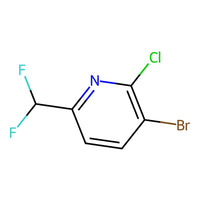 3-Bromo-2-chloro-6-(difluoromethyl)pyridine|CS-0370717|1805221-46-8