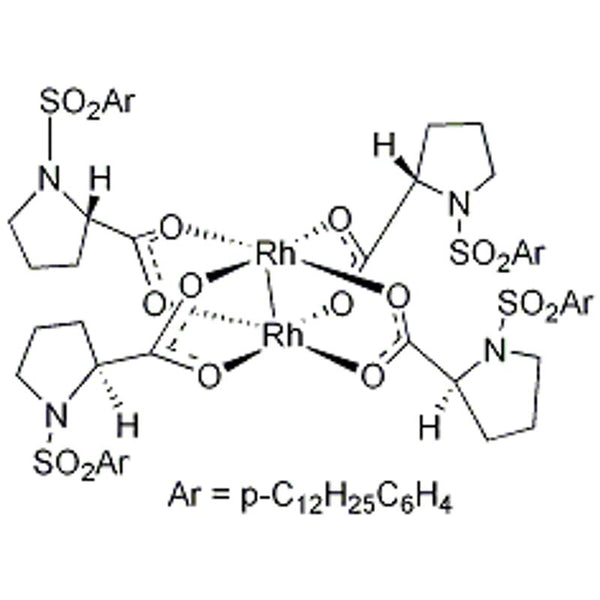 Tetrakis[(S)-(-)-N-(p-dodecylphenylsulfonyl)prolinato]dirhodium(II) Rh2(S-DOSP)4|45-2101|179162-34-6