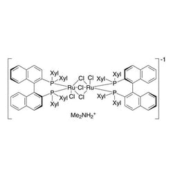Dimethylammonium dichlorotri(mu-chloro)bis{(S)-(-)-2,2'-bis[di(3,5-xylyl)phosphino]-1,1'-binaphthyl}diruthenate(II) [NH2Me2][{RuCl((S)-xylbinap)}2(mu-Cl)3]|44-0515|944451-10-9