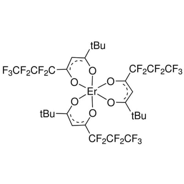 Tris(6,6,7,7,8,8,8-heptafluoro-2,2-dimethyl-3,5-octanedionate)erbium(III) (99.9%-Er) (REO) [Er(FOD)3]|68-8700|17978-75-5
