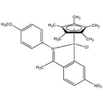 Chloro(pentamethylcyclopentadienyl){5-nitro-2-{1-[(4-methoxyphenyl)imino-kN]ethyl}phenyl-kC}iridium(III), 99% Iridicycle-NO2|77-0430|1439402-25-1