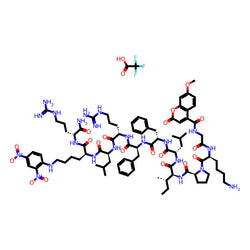 Mca-Gly-Lys-Pro-Ile-Leu-Phe-Phe-Arg-Leu-Lys(Dnp)-D-Arg-NH2 trifluoroacetate salt|CPTD787703|839730-93-7