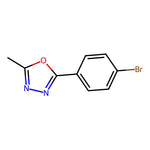 2-(4-Bromo-phenyl)-5-methyl-[1,3,4]oxadiazole|CS-0038499|41421-03-8