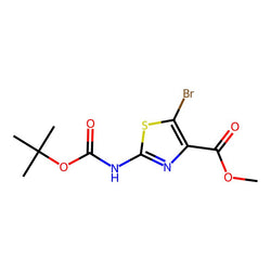 Methyl 5-bromo-2-((tert-butoxycarbonyl)amino)thiazole-4-carboxylate|CS-0043673|914349-71-6