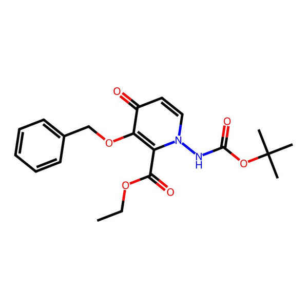 Ethyl 3-(benzyloxy)-1-((tert-butoxycarbonyl)amino)-4-oxo-1,4-dihydropyridine-2-carboxylate|CS-0047613|1985607-65-5