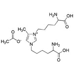 1,3-Bis(5-amino-5-carboxypentyl)-4-methyl-3H-imidazolium acetate|22728