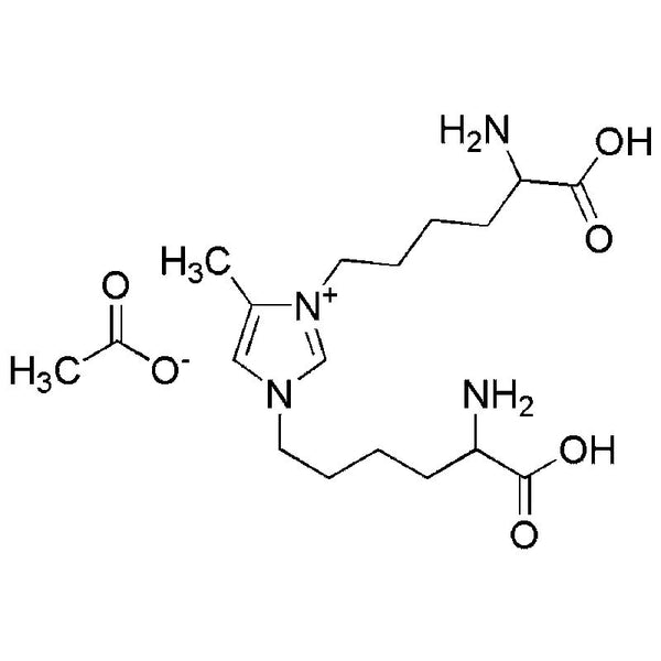 1,3-Bis(5-amino-5-carboxypentyl)-4-methyl-3H-imidazolium acetate|22728