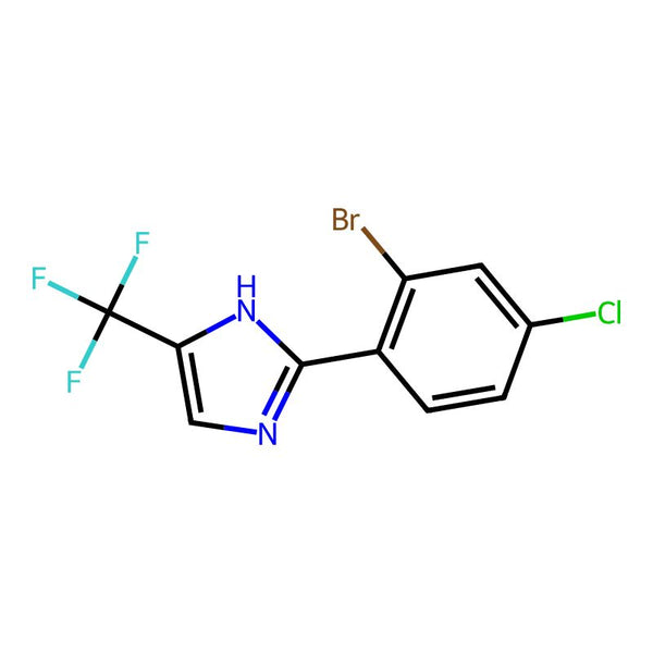 2-(2-Bromo-4-chlorophenyl)-4-(trifluoromethyl)-1H-imidazole, 95%|07-0627|3078333-97-5