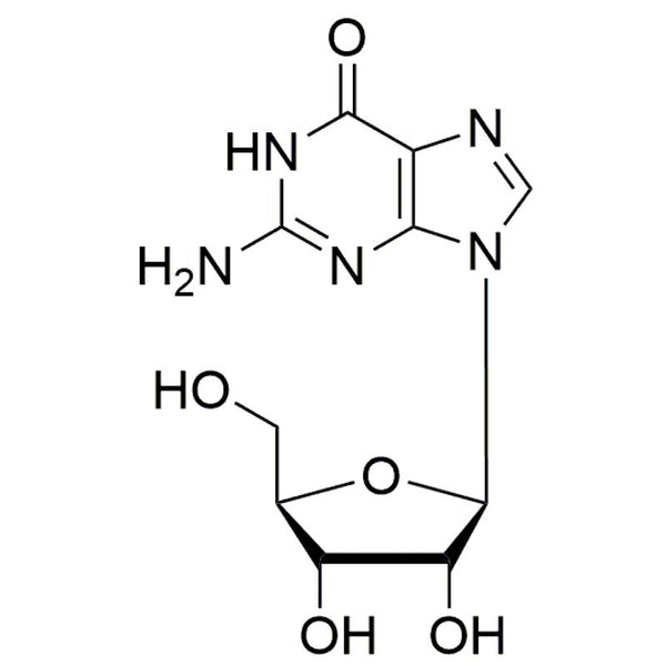 Guanosine, Low endotoxin: = 0.5 EU/mg|29809|118-00-3