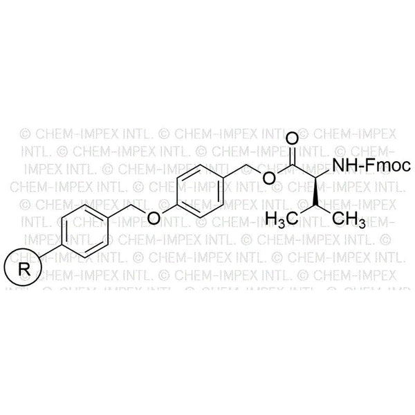 Fmoc-L-valine 4-alkoxybenzyl alcohol resin|01770