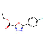 ethyl 5-(4-fluorophenyl)-1,3,4-oxadiaZole-2-carboxylate|CS-0236207|950259-82-2