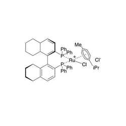 Chloro[(R)-(+)-2,2'-bis(diphenylphosphino)-5,5',6,6',7,7',8,8'-octahydro-1,1'-binaphthyl](p-cymene)ruthenium(II) chloride [RuCl(p-cymene)((R)-H8-binap)]Cl|44-0094|944451-26-7