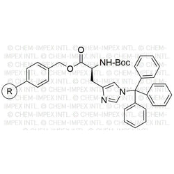 Na-Boc-Nim-trityl-L-histidine Merrifield resin (0.25 - 1.0 meq/g, 100 - 200 mesh)|04039