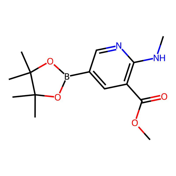 Methyl 2-(methylamino)-5-(4,4,5,5-tetramethyl-1,3,2-dioxaborolan-2-yl)nicotinate|CS-0469488|2103352-46-9