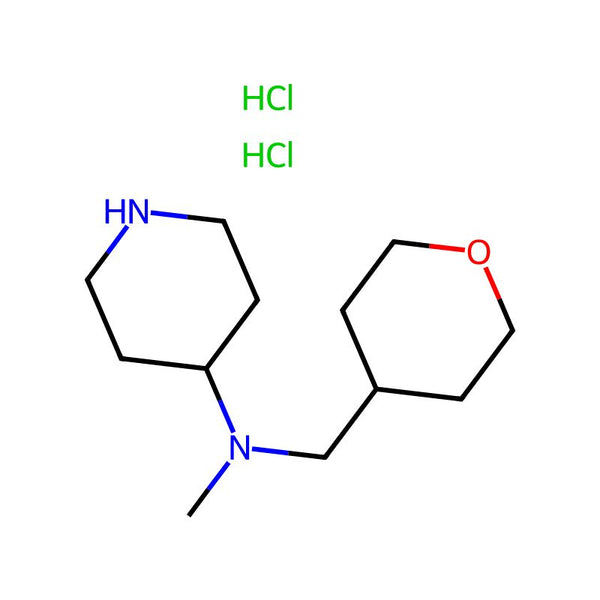 N-Methyl-N-((tetrahydro-2H-pyran-4-yl)methyl)piperidin-4-amine dihydrochloride|CS-0851630|1220020-18-7