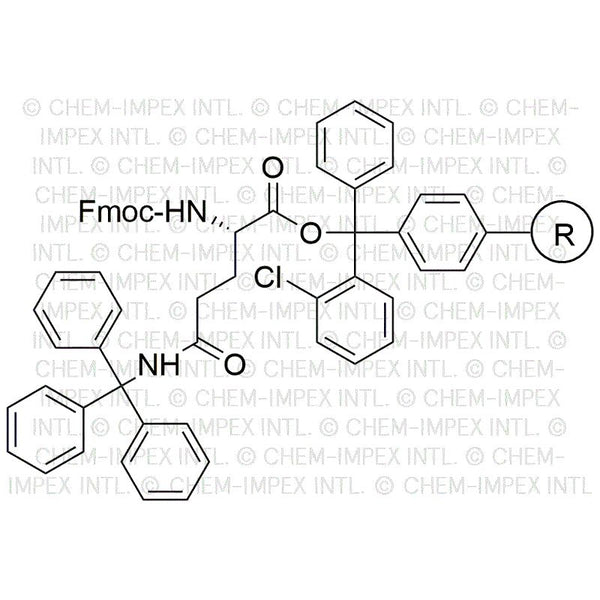 Na-Fmoc- Nd-trityl-L-glutamine-2-chlorotrityl resin (0.3 - 0.9 meq/g, 200 - 400 mesh)|06791