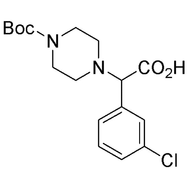 2-(4-Boc-piperazinyl)-2-(3-chlorophenyl)acetic acid|16067|885272-99-1