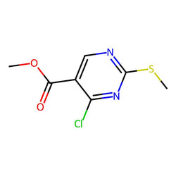 Methyl 4-chloro-2-(methylthio)pyrimidine-5-carboxylate|CS-0566324|38275-39-7