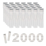 biologix brand, 0.5ml cryogenic vials with o-ring caps, self-standing, polypropylene, clear, autoclavable to 121℃ and freezable to -86℃, sterile, dnase & rnase free, 50 tubes/bag, 10 bags/pack, 4 pack|81-7056