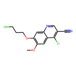 4-Chloro-7-(3-chloropropoxy)-6-methoxy-3-quinolinecarbonitrile|CS-0001124|214470-68-5