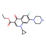 Ethyl 1-cyclopropyl-6-fluoro-4-oxo-7-(piperazin-1-yl)-1,4-dihydroquinoline-3-carboxylate|CS-0036999|105404-65-7