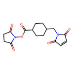 trans-2,5-Dioxopyrrolidin-1-yl 4-((2,5-dioxo-2,5-dihydro-1H-pyrrol-1-yl)methyl)cyclohexanecarboxylate|CS-0058807|71875-81-5