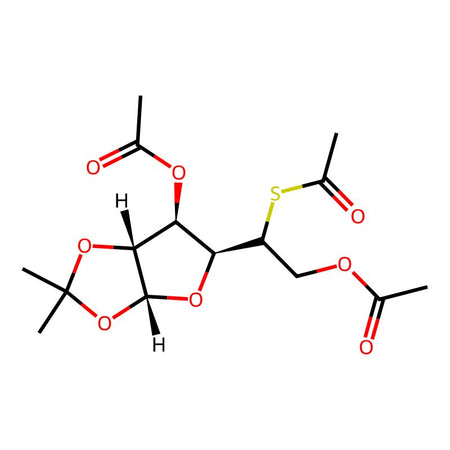 3,6-Di-O-acetyl-5-S-acetyl-5-deoxy-1,2-O-isopropylidene-α-D-glucofuranose, 98%|974253|10227-17-5