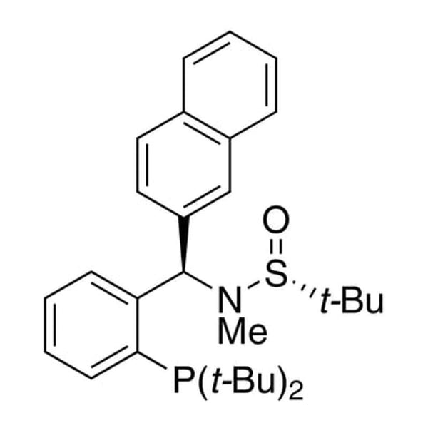 [S(R)]-N-[(R)-2-(Di-tert-butylphosphino)phenyl]-2-naphthalenylmethyl]-N,2-dimethyl-2-propanesulfinamide, 95%|15-0195