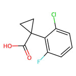 1-(2-Chloro-6-fluorophenyl)cyclopropanecarboxylic acid|CS-0416124|1006876-25-0
