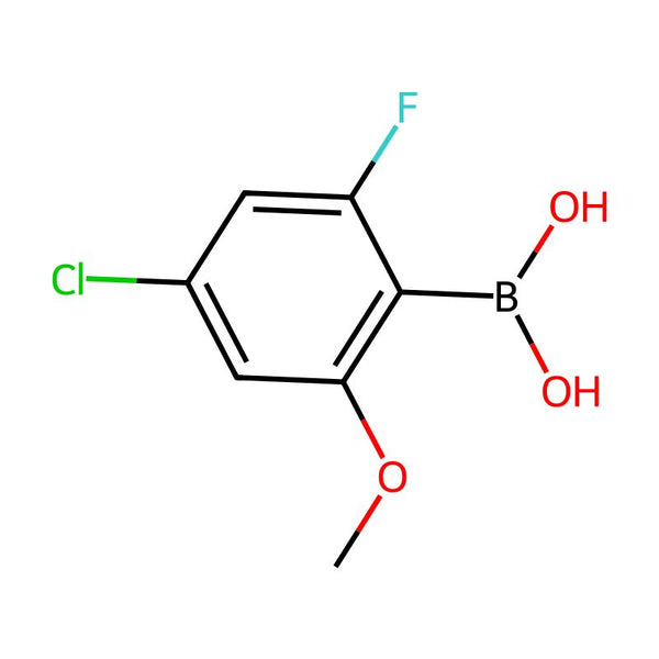 (4-Chloro-2-fluoro-6-methoxyphenyl)boronic acid|CS-0177284|1628684-10-5
