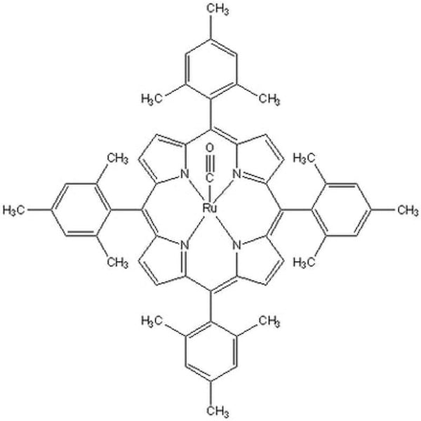 Carbonyl[5,10,15,20-tetrakis(2,4,6-trimethylphenyl)-21H,23H-porphinato]ruthenium(II), min. 98%|44-1025|92669-43-7