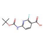 6-((tert-Butoxycarbonyl)amino)-2-fluoronicotinic acid|CS-0310875|1445962-38-8