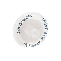 Syringe filter, PTFE membrane (hydrophillic), non-sterile, 25mm, 0.45um